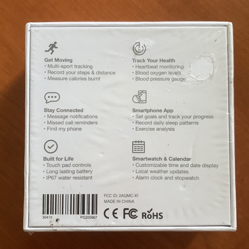 Smartwatch Fitness Tracker by KORETRAK, NWT, Factory Sealed, Sleep, Heart rate - Picture 2 of 4